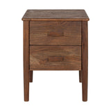 Anbu Acacia Bedside Table - Washed Walnut