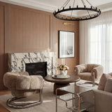 Audrey Accent Chair - Dark Beige