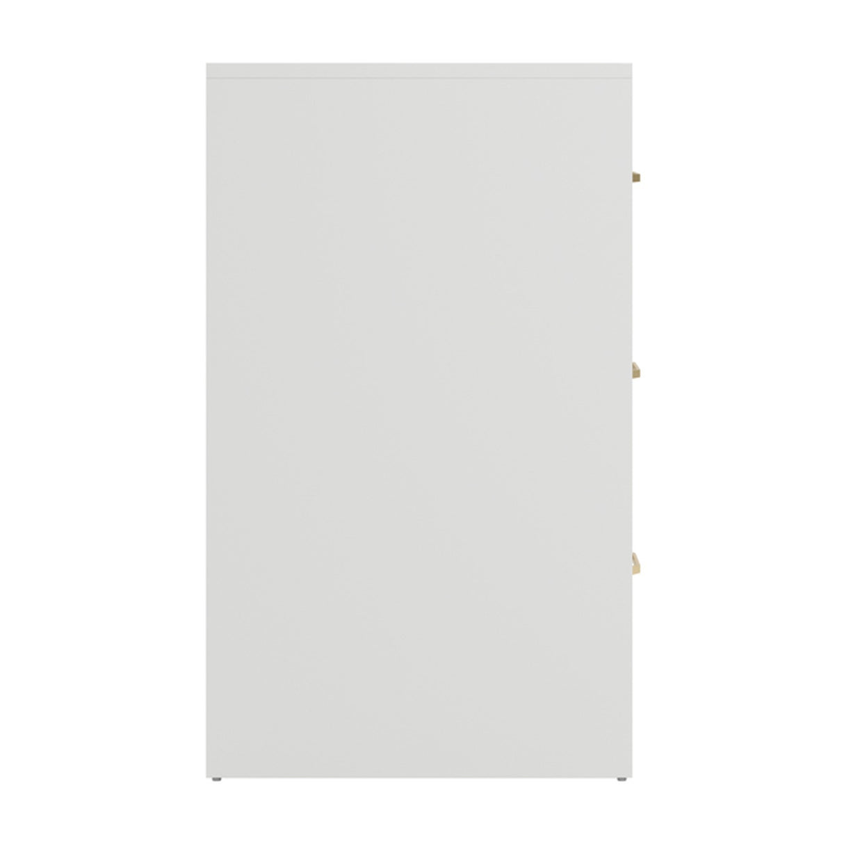Austen 6 Drawer Chest of Drawers - White with Gold