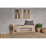 Avanthi Upholstered Sleigh Bench - Natural