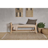 Avanthi Upholstered Sleigh Bench - Natural