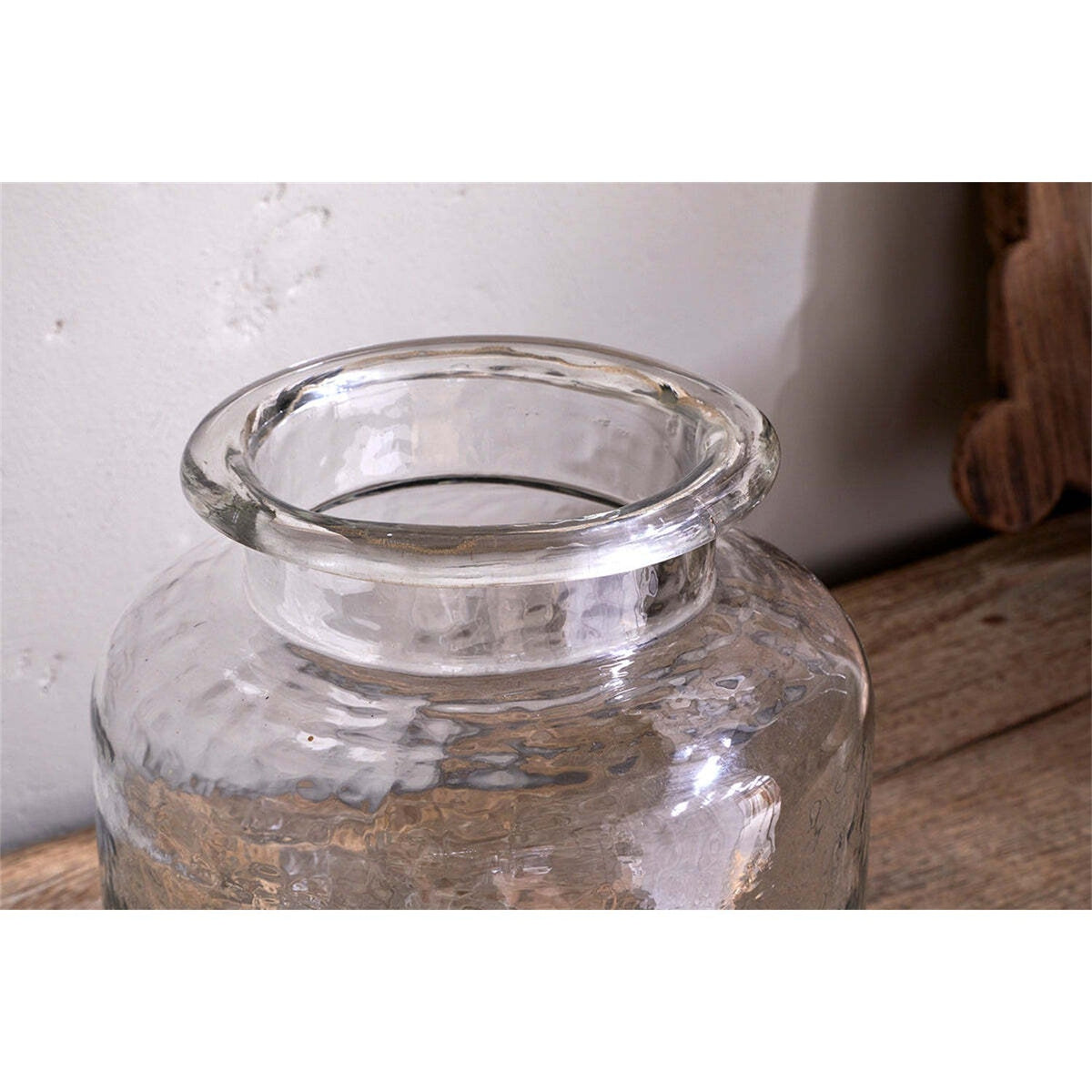 Akra Recycled Glass Vase - Clear
