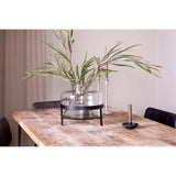 Akoro Recycled Glass Vase - Clear, styled