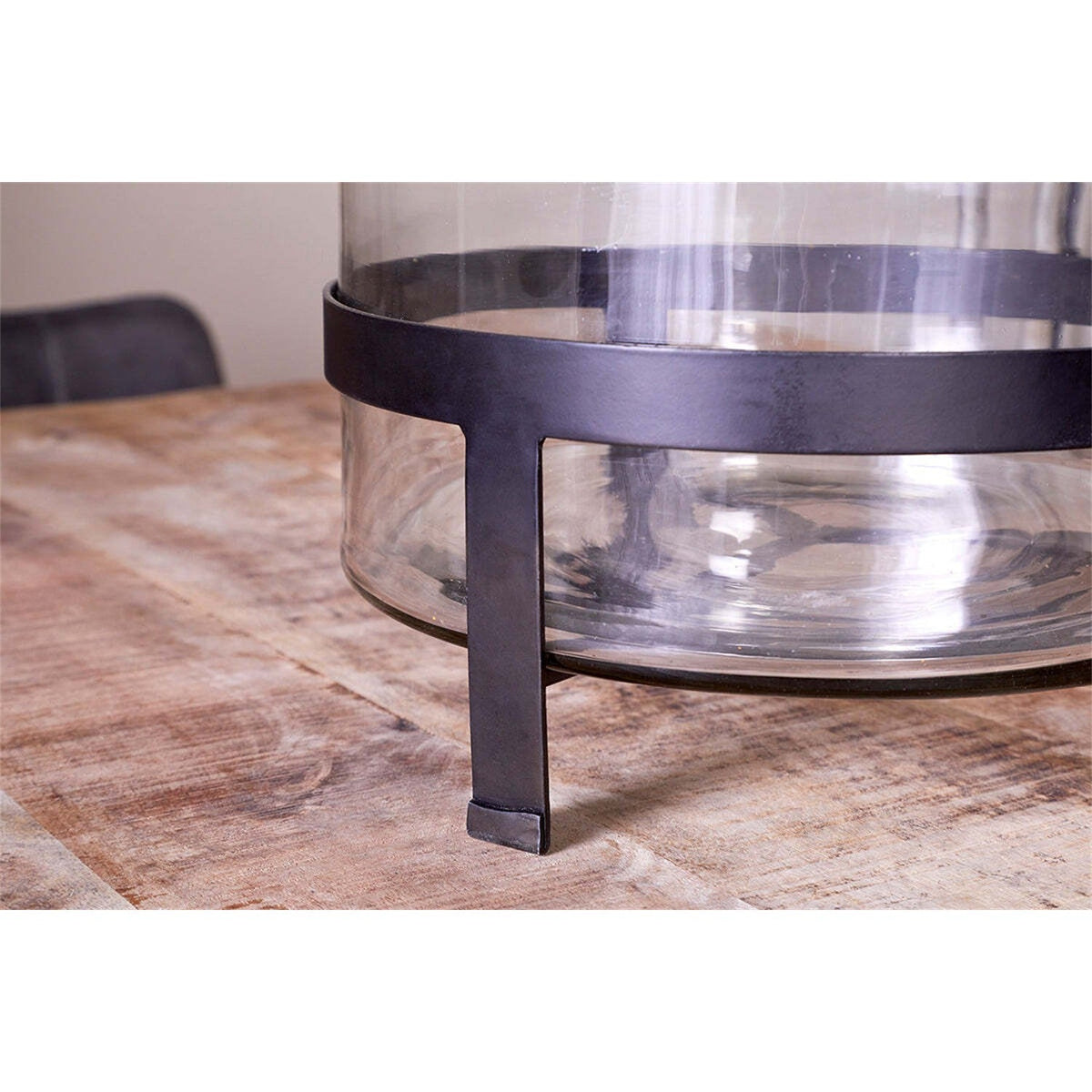 Akoro Recycled Glass Vase - Clear, styled view 4