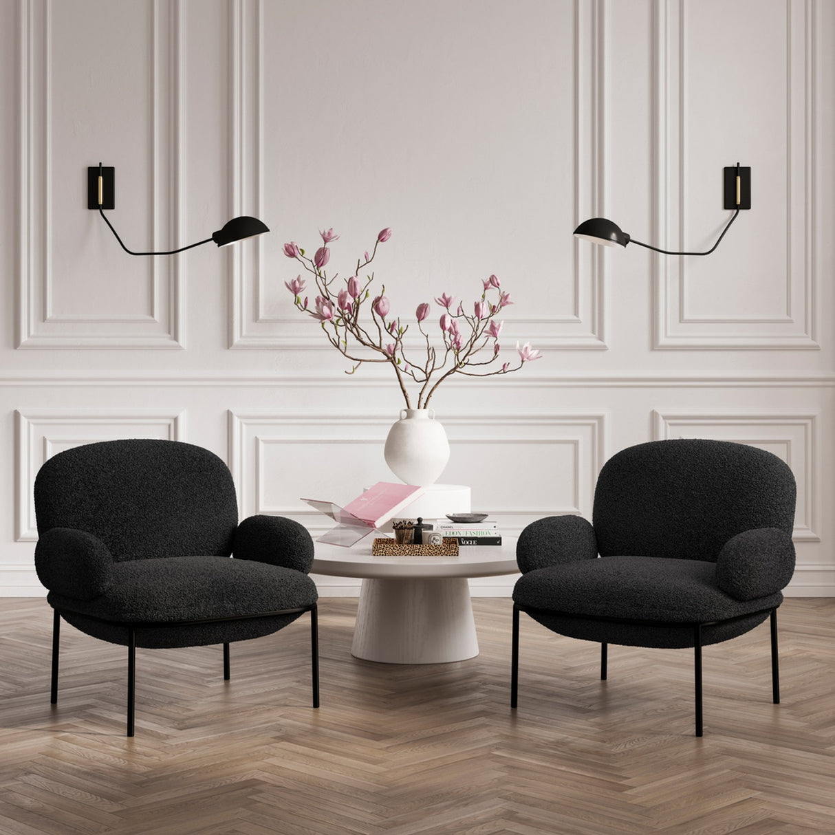 Avery Accent Chair – Black
