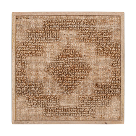 Bawal Diamond Hemp & Jute Wall Art - Natural
