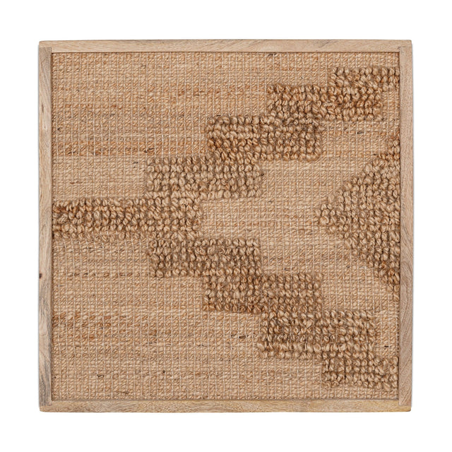 Bawal Hemp & Jute Triangle Wall Art - Natural