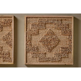 Bawal Hemp & Jute Triangle Wall Art - Natural