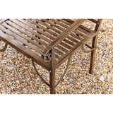 Bahula Decorative Iron Garden Chair - Rust