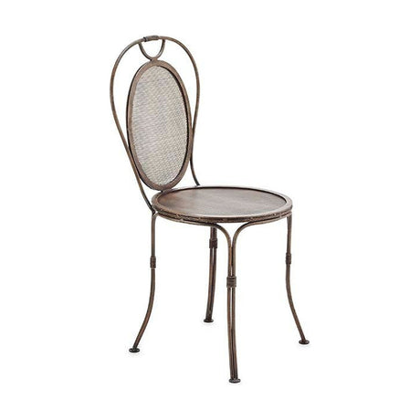 Bolvessa Iron Bistro Garden Chair - Rust