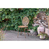 Parwaha Iron Bistro Garden Chair - Rust