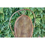 Parwaha Iron Bistro Garden Chair - Rust