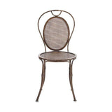 Parwaha Iron Bistro Garden Chair - Rust