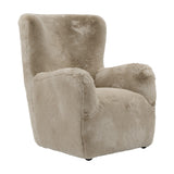 Bear Accent Chair - Coyote with Black