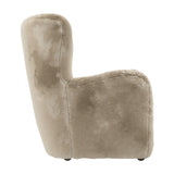 Bear Accent Chair - Coyote with Black