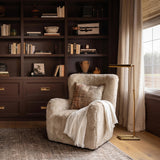 Bear Accent Chair - Coyote with Black