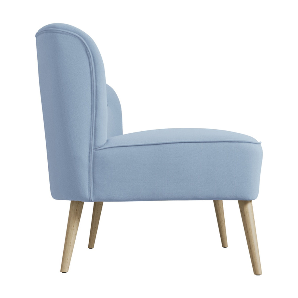 Beau 2 Seater Sofa – Cornflower Blue with Blonde