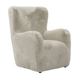 Bear Accent Chair - Wolf with Black