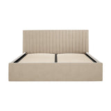 Berlin Single Ottoman Bed Frame - Beige