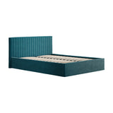 Berlin Ottoman King Size Bed Frame - Teal