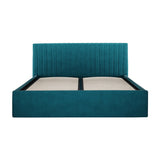 Berlin Ottoman King Size Bed Frame - Teal