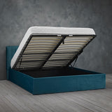 Berlin Ottoman King Size Bed Frame - Teal