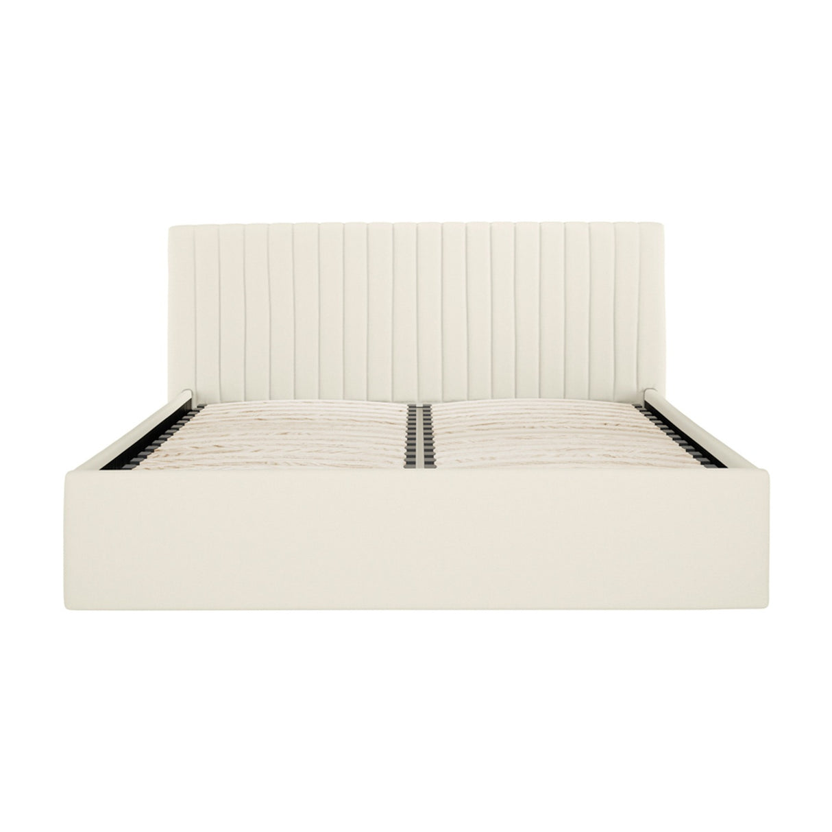 Berlin Ottoman Double Bed Frame – Milk