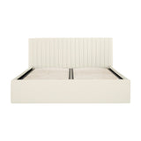 Berlin Ottoman Double Bed Frame – Milk