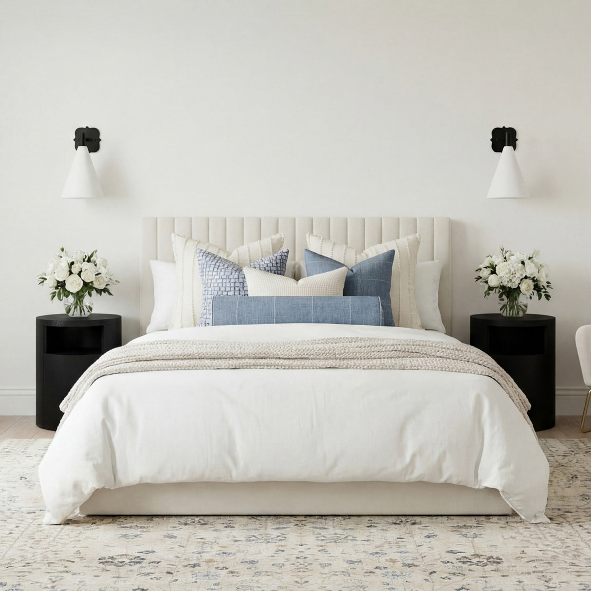 Berlin Ottoman Double Bed Frame – Milk