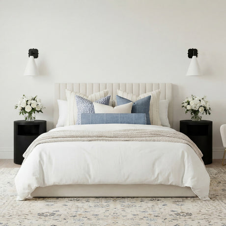 Berlin Ottoman Double Bed Frame – Milk