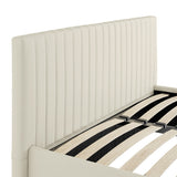 Berlin Ottoman Double Bed Frame – Milk