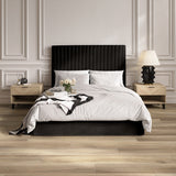 Berlin Super King Tall Ottoman Bed Frame – Black