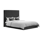 Berlin Super King Tall Ottoman Bed Frame – Black