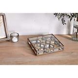Bequai Small Glass Jewellery Box - Antique Brass