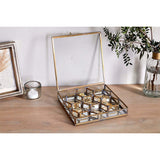 Bequai Small Glass Jewellery Box - Antique Brass