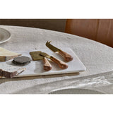 Maram Cheese Knife Set - Natural & Gold - Set of 3