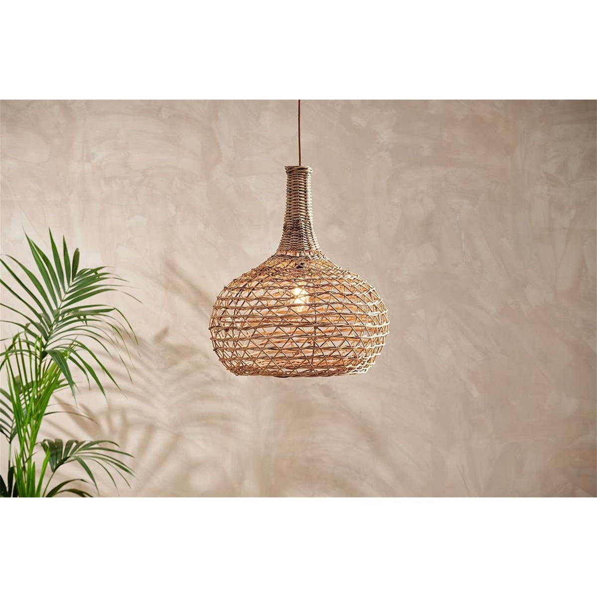 Beru Large Rattan Lampshade - Natural
