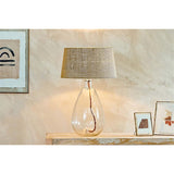 Baba Large Tall Recycled Glass Lamp Base - Clear