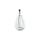 Baba Large Tall Recycled Glass Lamp Base - Clear