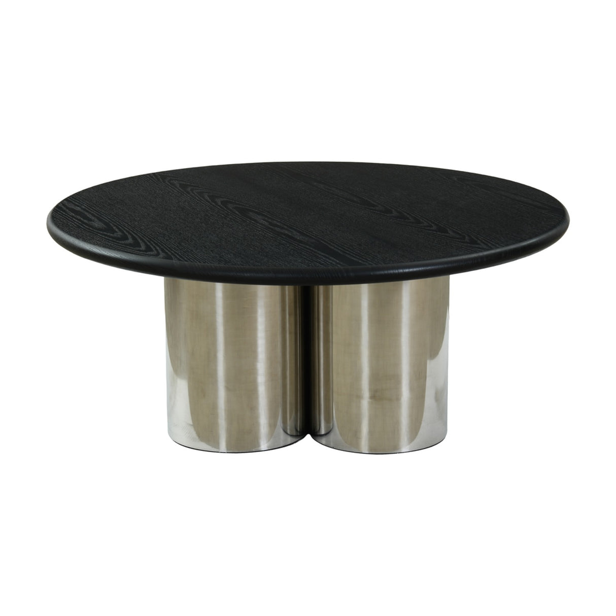 Blake Coffee Table - Black Nero with Chrome