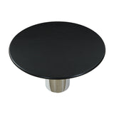 Blake Coffee Table - Black Nero with Chrome