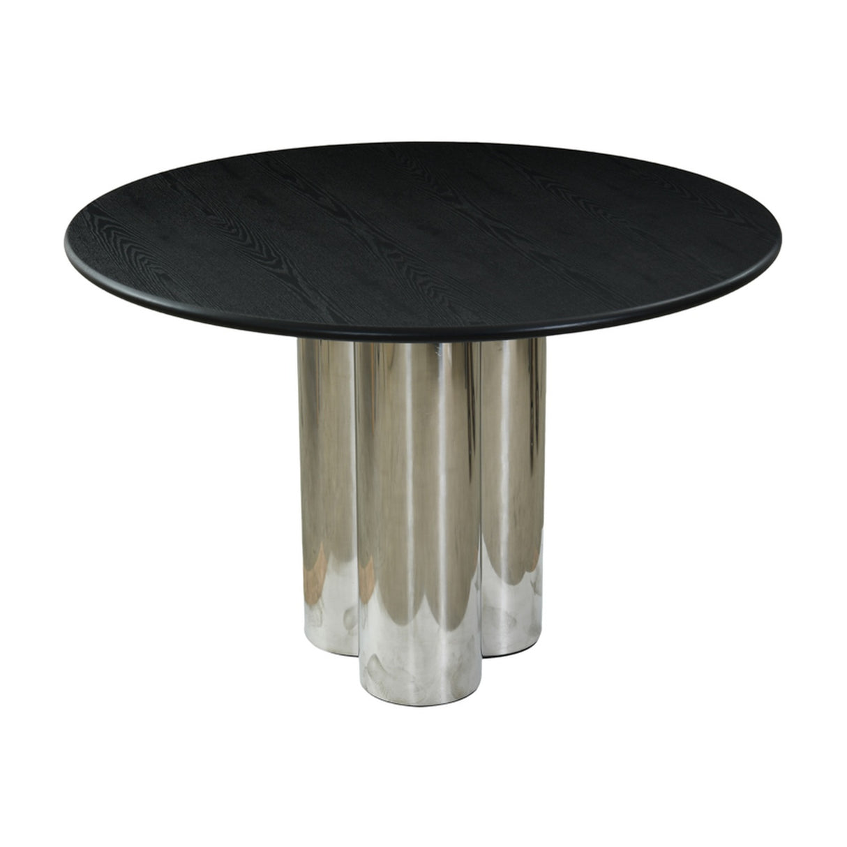 Blake Dining Table - Black Nero with Chrome