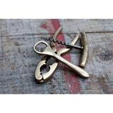Brass Bottle Opener - Vintage Gold
