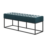 Boden Bench - Yale Blue with Black