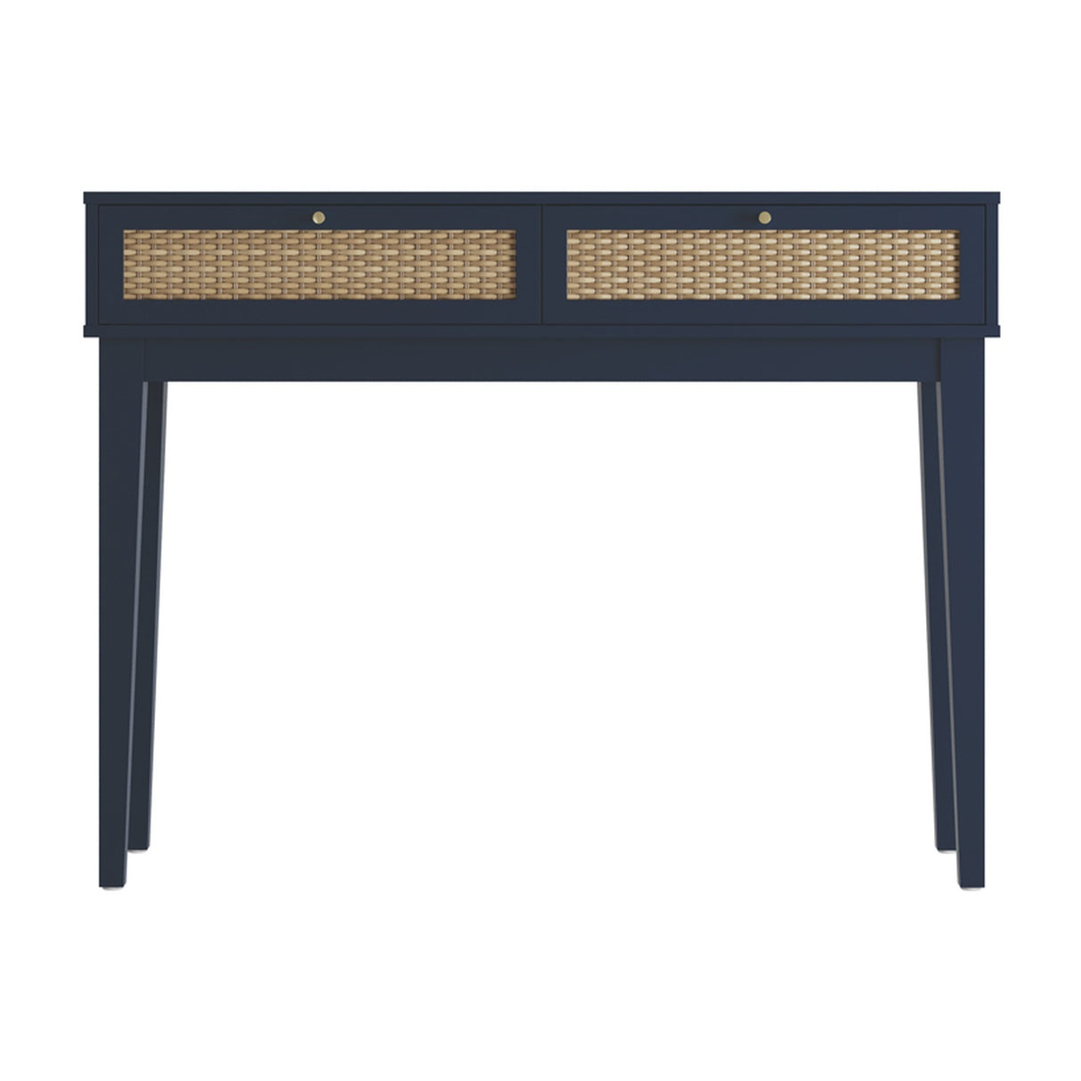Bordeaux Dressing Table - Berlin Blue with Oak