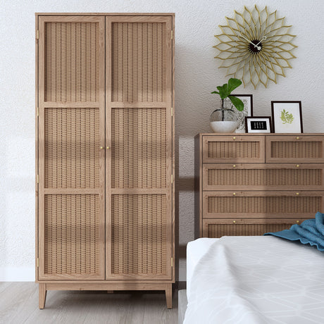Bordeaux 2 Door Wardrobe - Oak