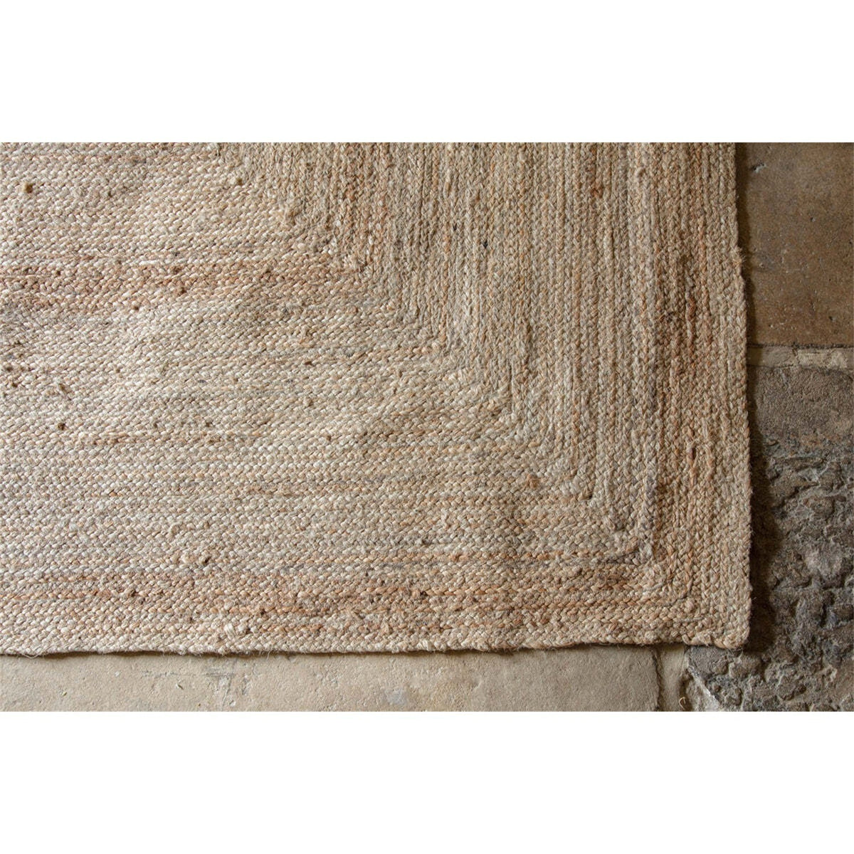 Braided Hemp 200 x 300cm Rug - Natural