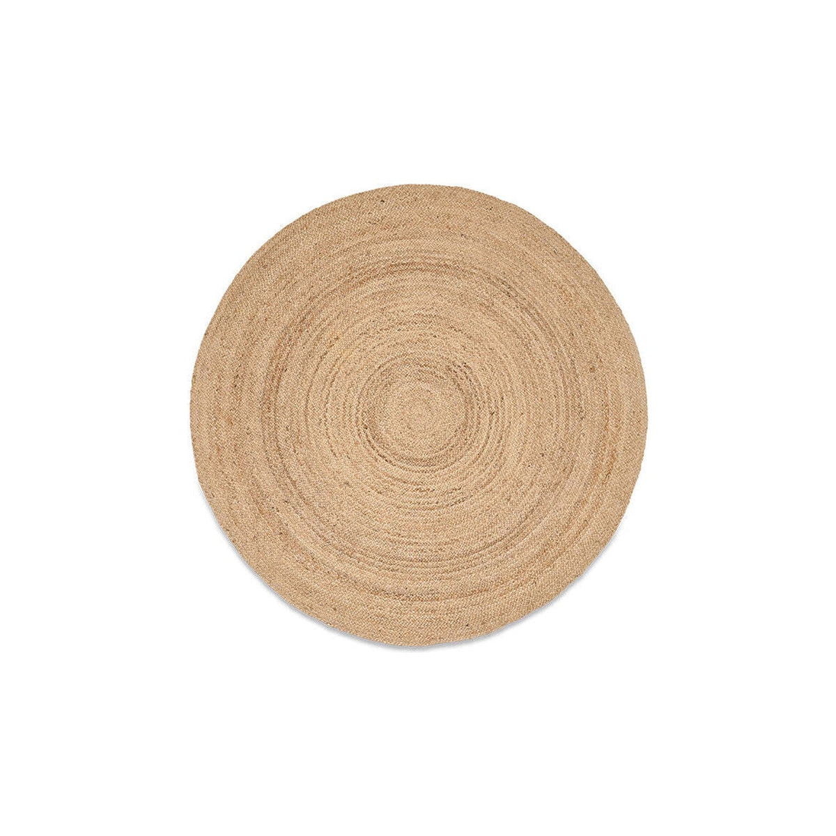 Braided Hemp 180cm Round Rug - Natural