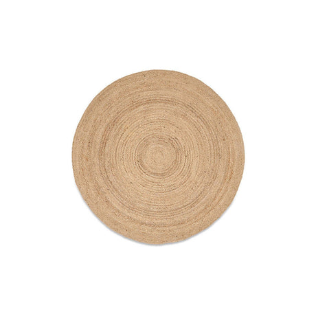Clesmorne Braided Hemp 180cm Round Rug - Natural