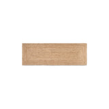 Braided Hemp Runner Rug - Natural
